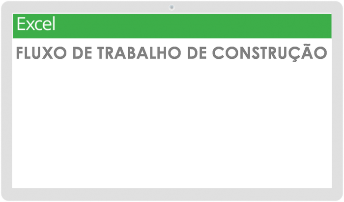 Modelo de fluxo de trabalho de construção