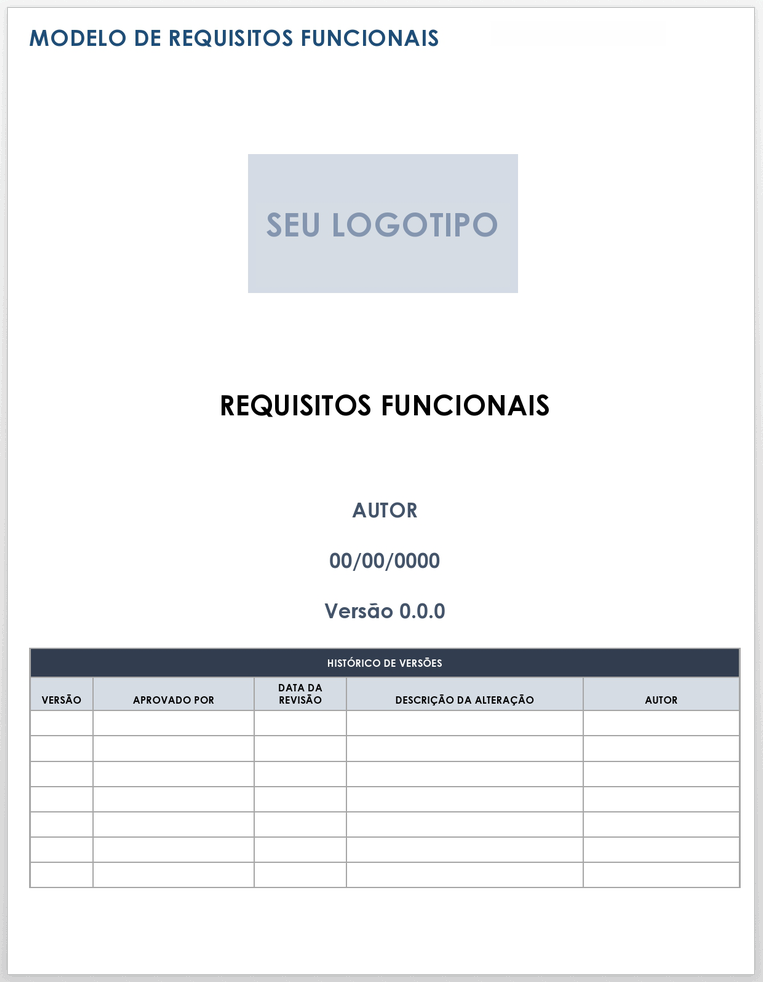  Modelo de Requisitos Funcionais